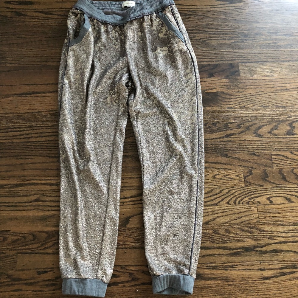 Sequin joggers